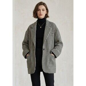 Vintage The Limited Blazer XS Wool 90s Oversized Houndstooth USA